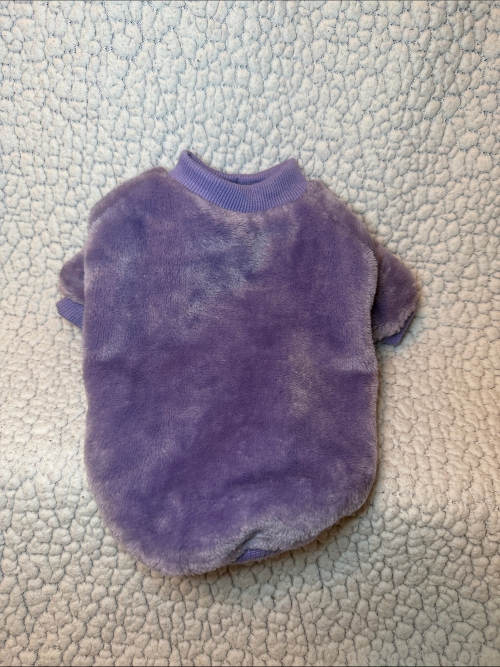 NWOT Plush Purple XS Dog Shirt